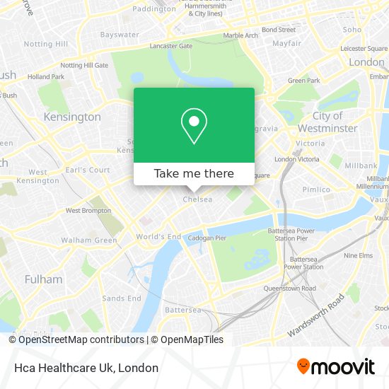 Hca Healthcare Uk map