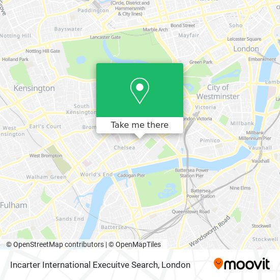 Incarter International Execuitve Search map