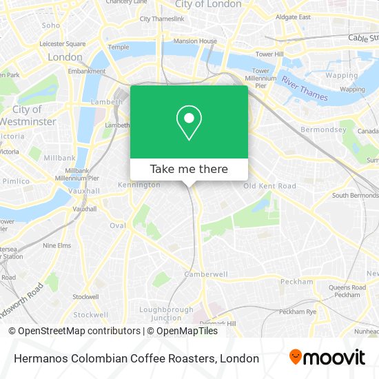 Hermanos Colombian Coffee Roasters map
