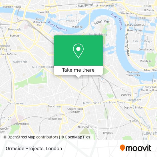 Ormside Projects map