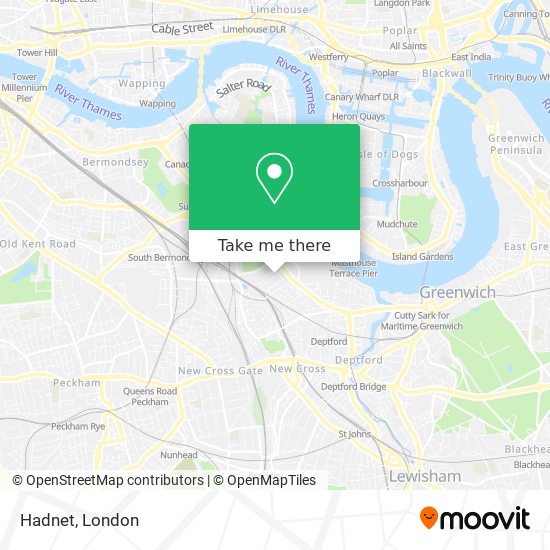 Hadnet map