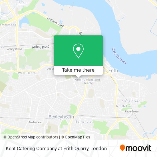 Kent Catering Company at Erith Quarry map