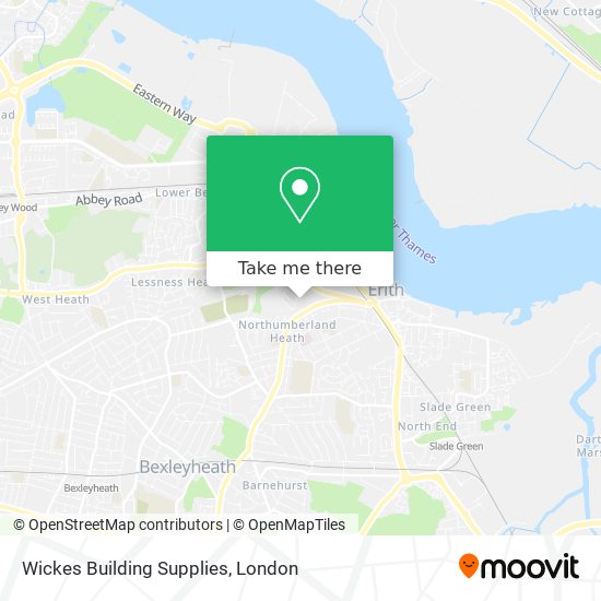 Wickes Building Supplies map