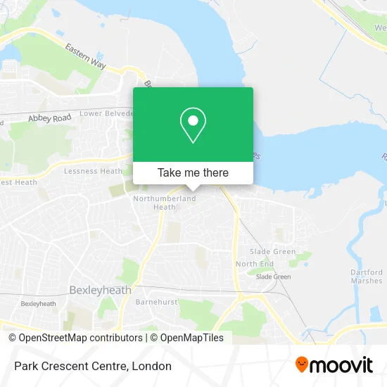 Park Crescent Centre map