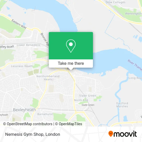 Nemesis Gym Shop map