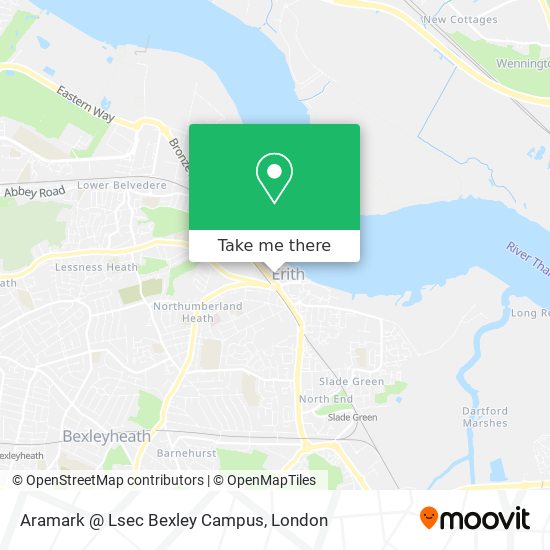 Aramark @ Lsec Bexley Campus map