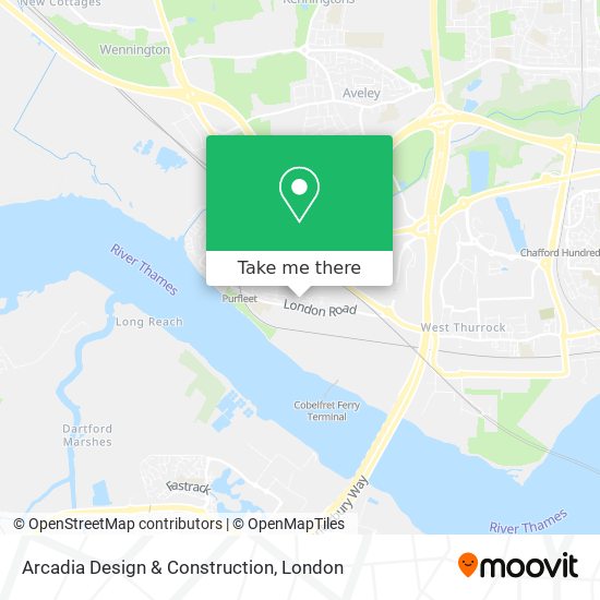 Arcadia Design & Construction map