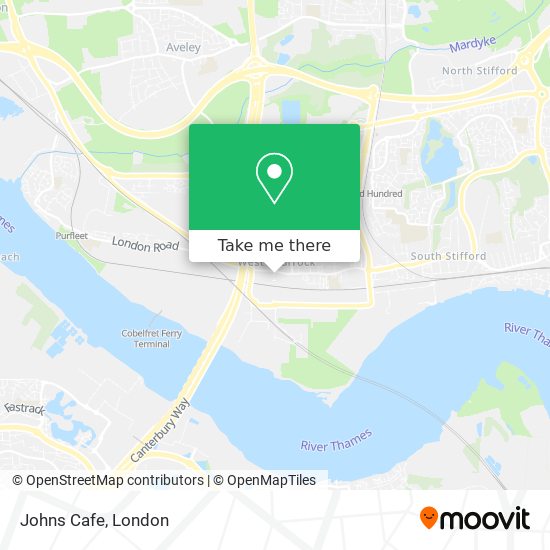 Johns Cafe map