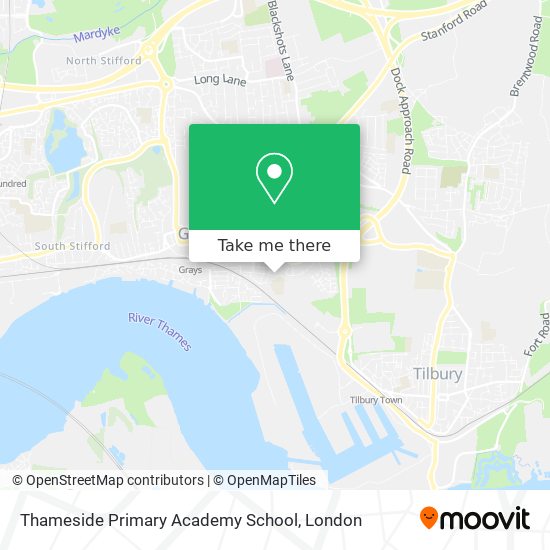 Thameside Primary Academy School map