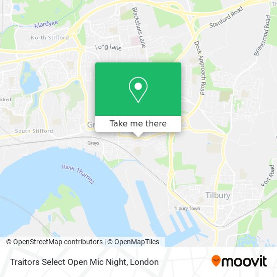 Traitors Select Open Mic Night map