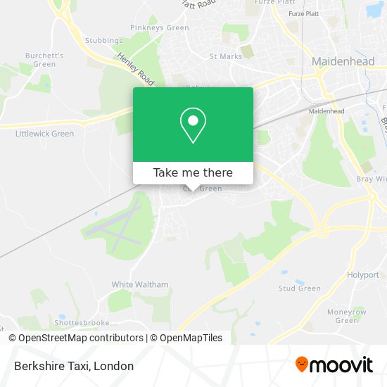 Berkshire Taxi map