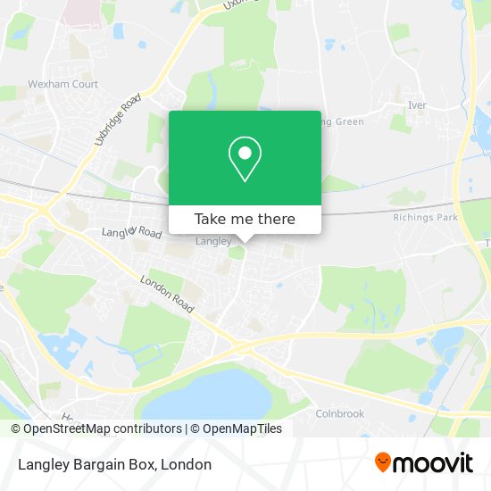 Langley Bargain Box map