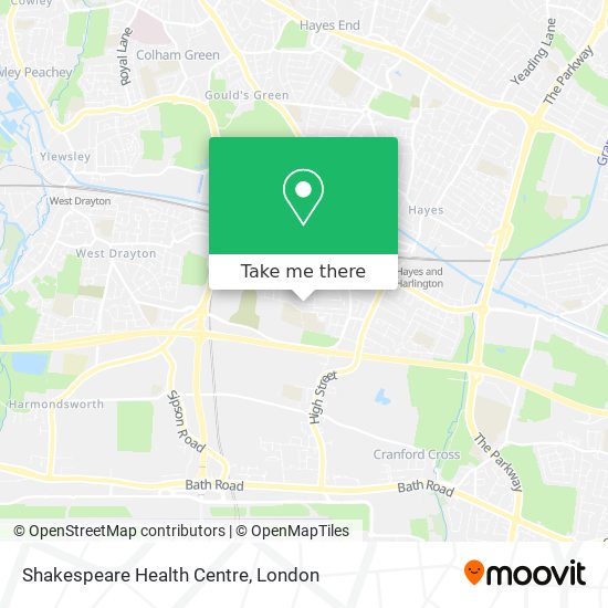 Shakespeare Health Centre map