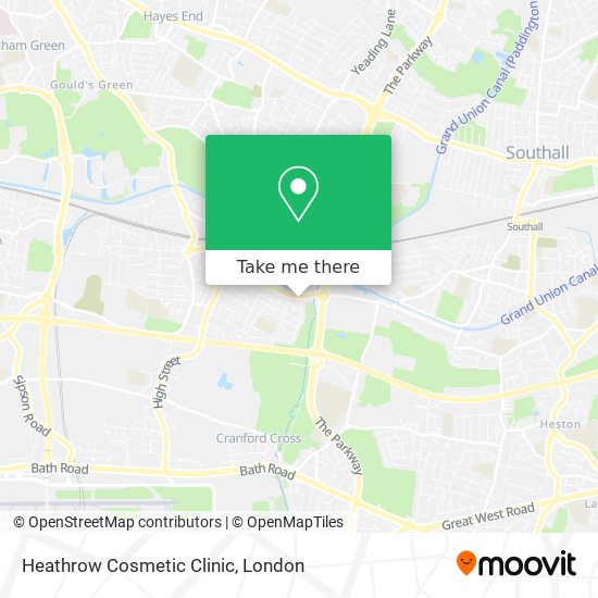 Heathrow Cosmetic Clinic map