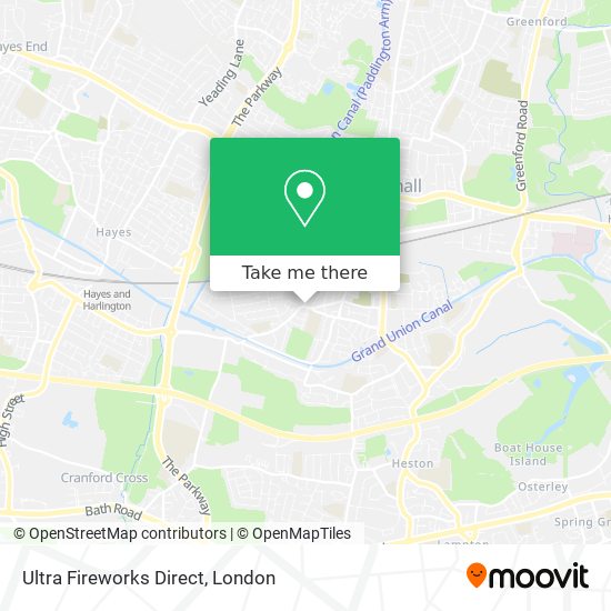 Ultra Fireworks Direct map