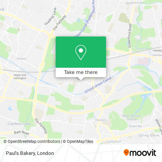 Paul's Bakery map