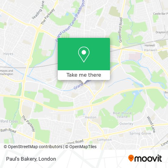 Paul's Bakery map