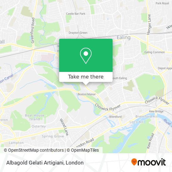 Albagold Gelati Artigiani map