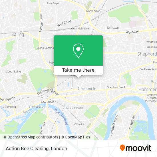 Action Bee Cleaning map