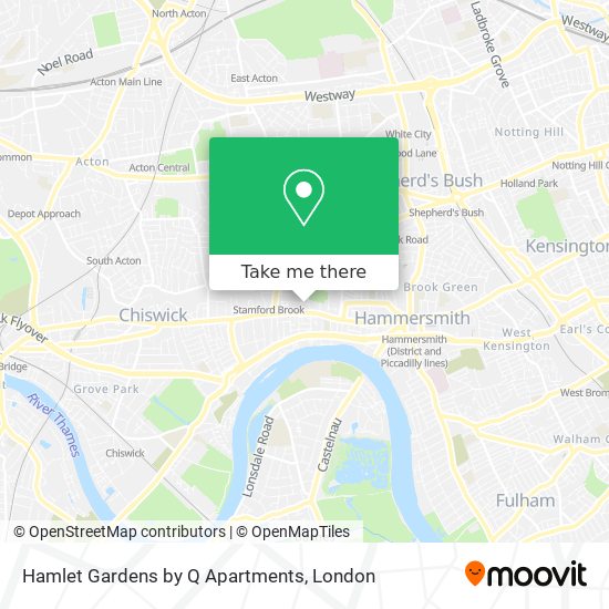 Hamlet Gardens by Q Apartments map