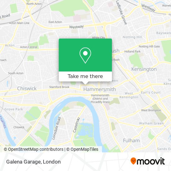 Galena Garage map