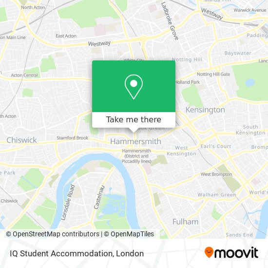 IQ Student Accommodation map