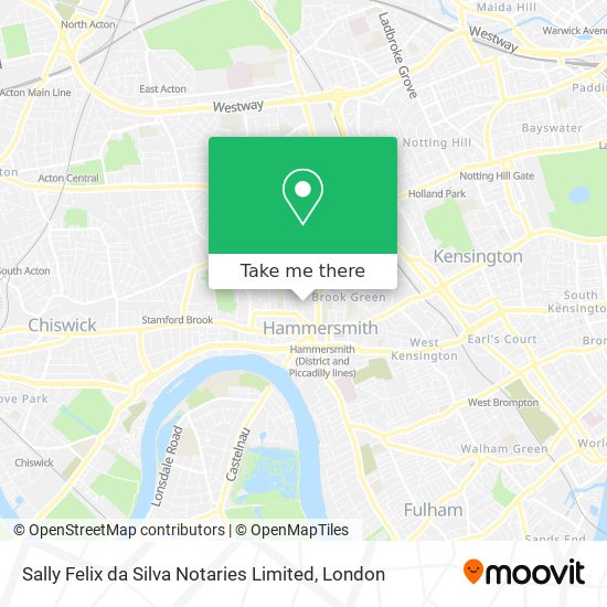 Sally Felix da Silva Notaries Limited map