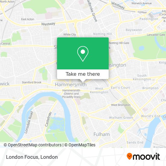 London Focus map