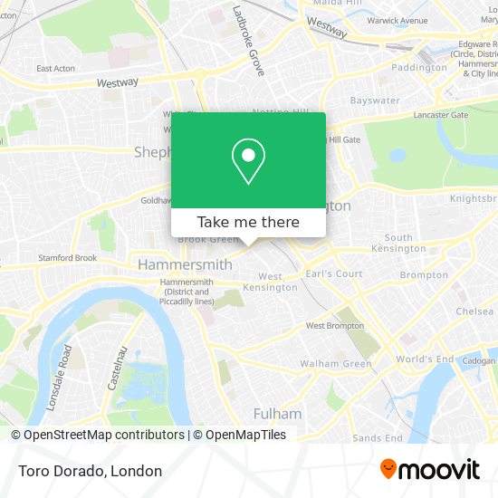 Toro Dorado map