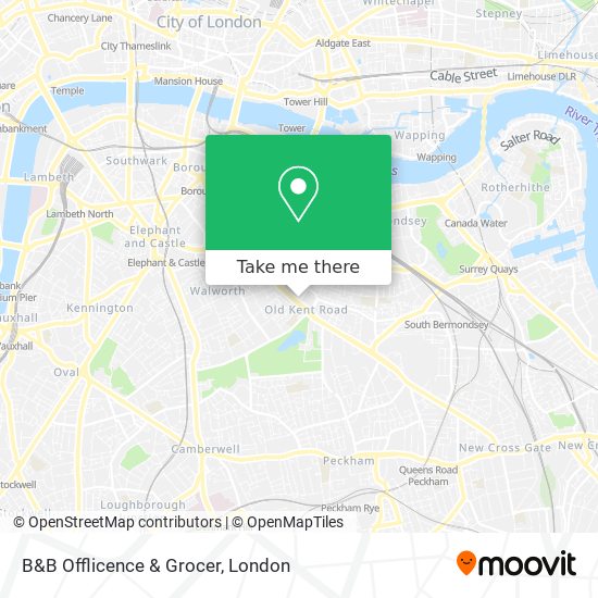 B&B Offlicence & Grocer map