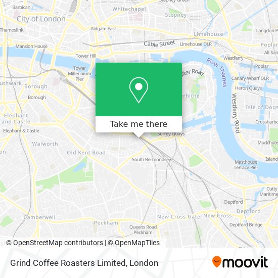 Grind Coffee Roasters Limited map