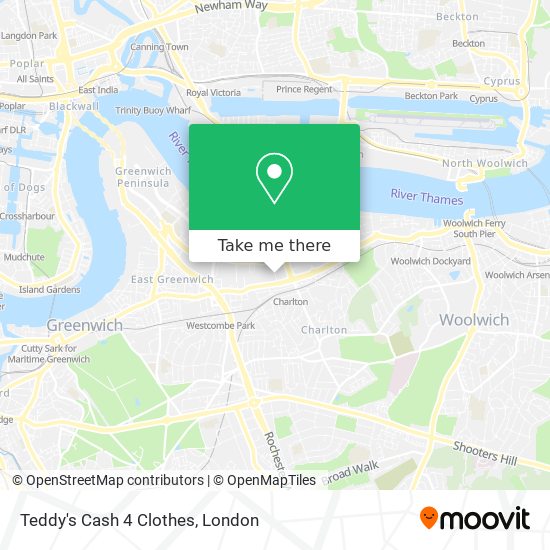 Teddy's Cash 4 Clothes map