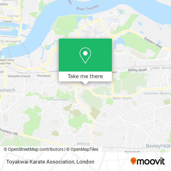 Toyakwai Karate Association map
