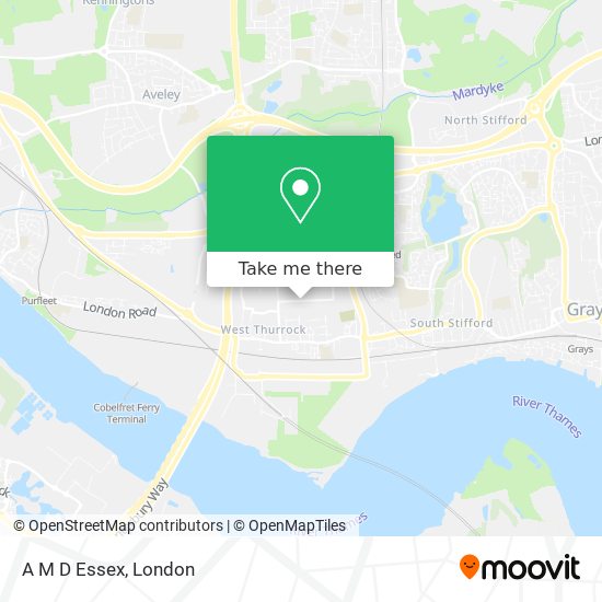 A M D Essex map
