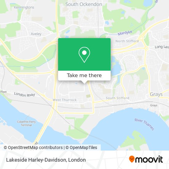 Lakeside Harley-Davidson map