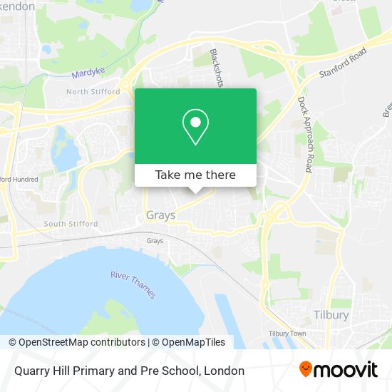 Quarry Hill Primary and Pre School map