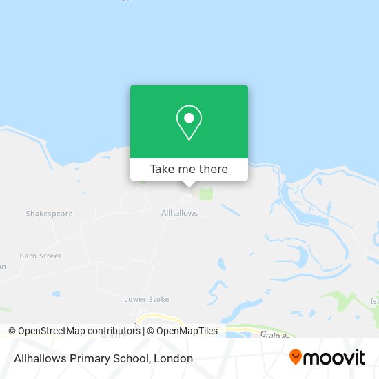 Allhallows Primary School map
