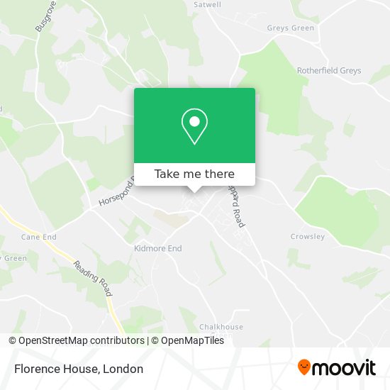 Florence House map