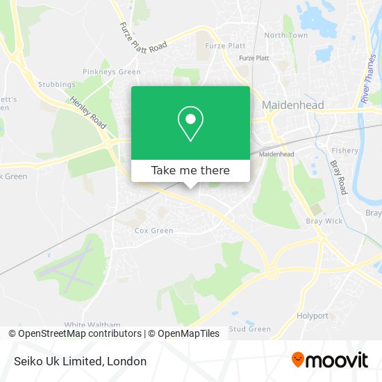 Seiko Uk Limited map
