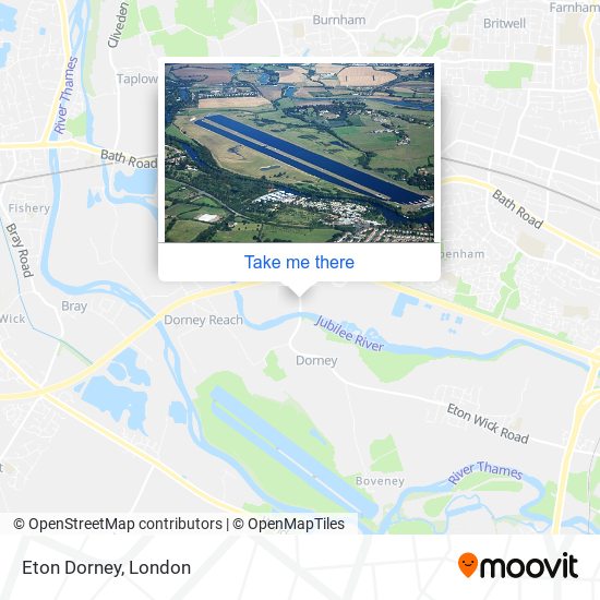 Eton Dorney map