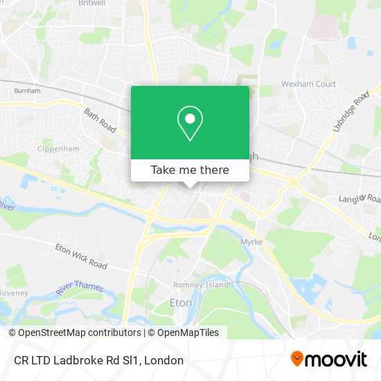 CR LTD Ladbroke Rd Sl1 map