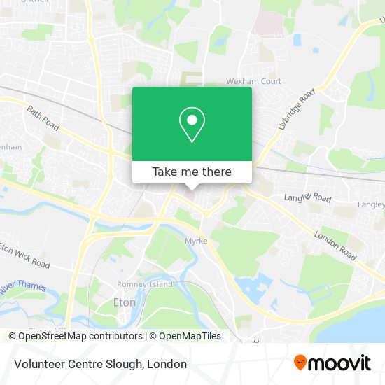 Volunteer Centre Slough map