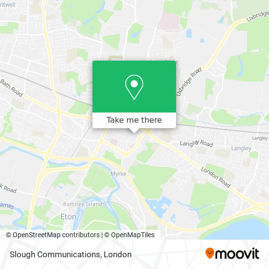 Slough Communications map