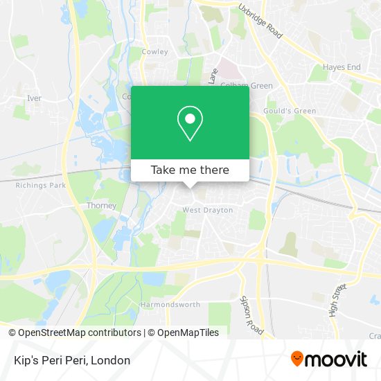 Kip's Peri Peri map