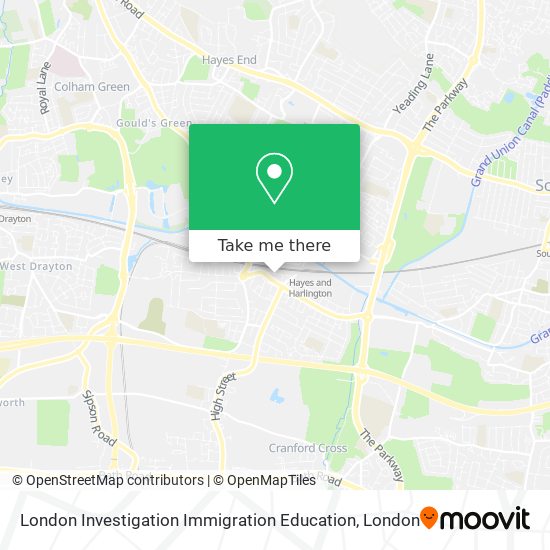 London Investigation Immigration Education map