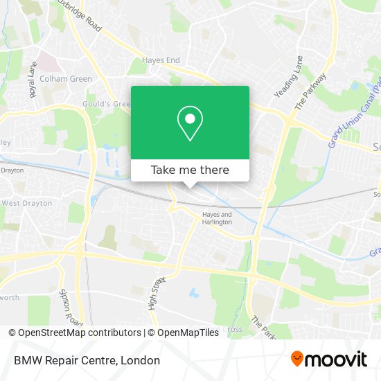 BMW Repair Centre map