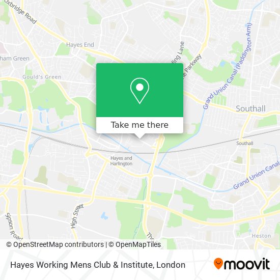 Hayes Working Mens Club & Institute map