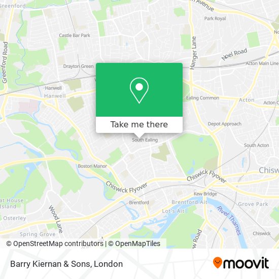 Barry Kiernan & Sons map