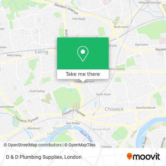 D & D Plumbing Supplies map
