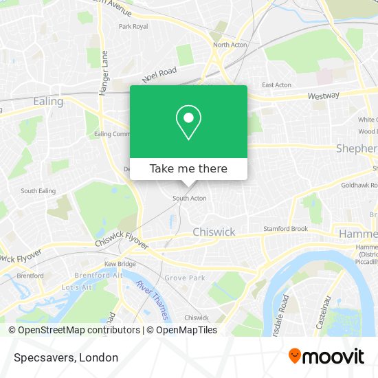 Specsavers map